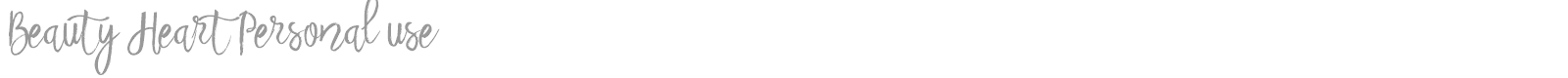 Beauty Heart Sans font preview